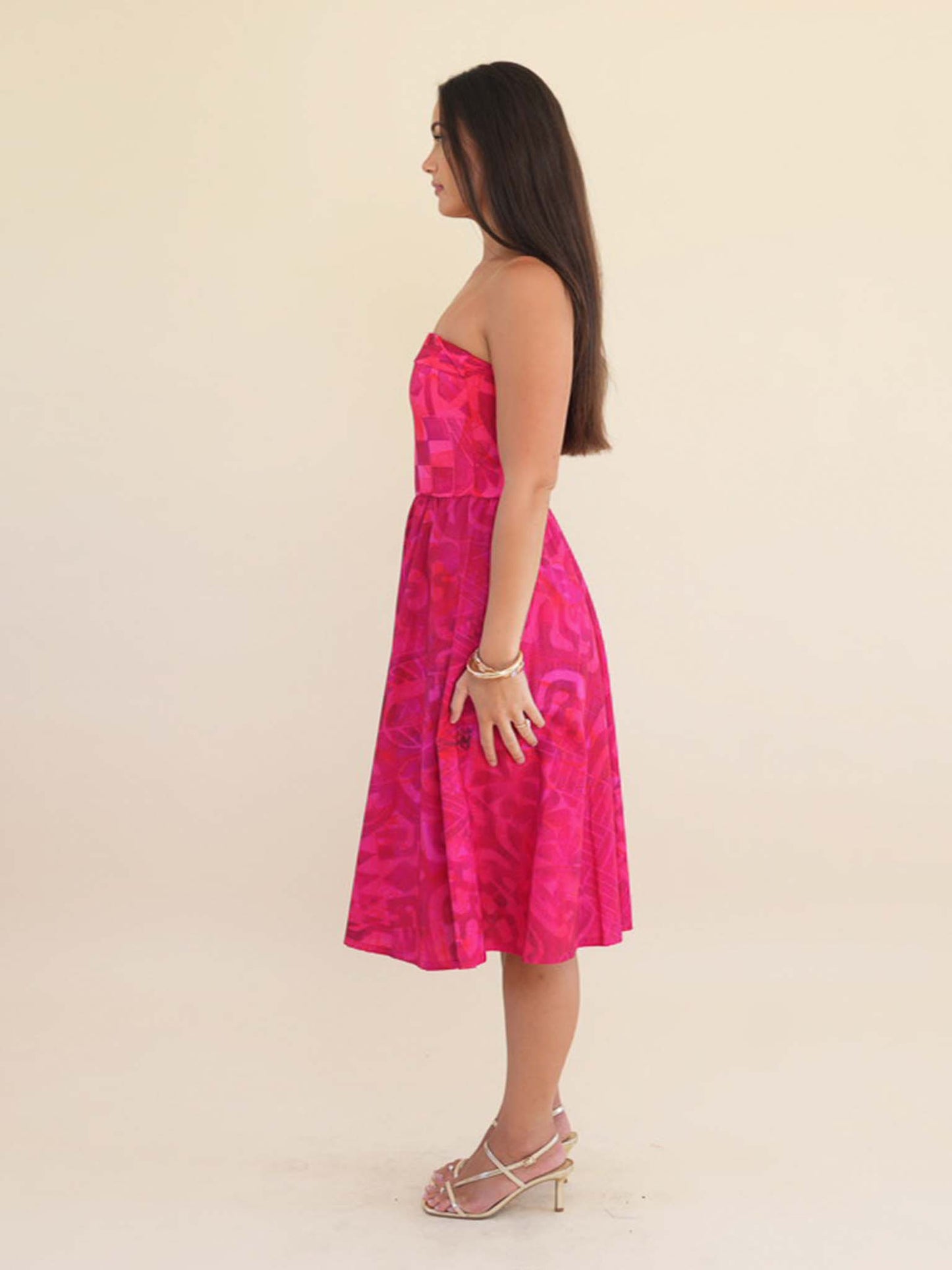 Tehina Dress -  Dark Cerise