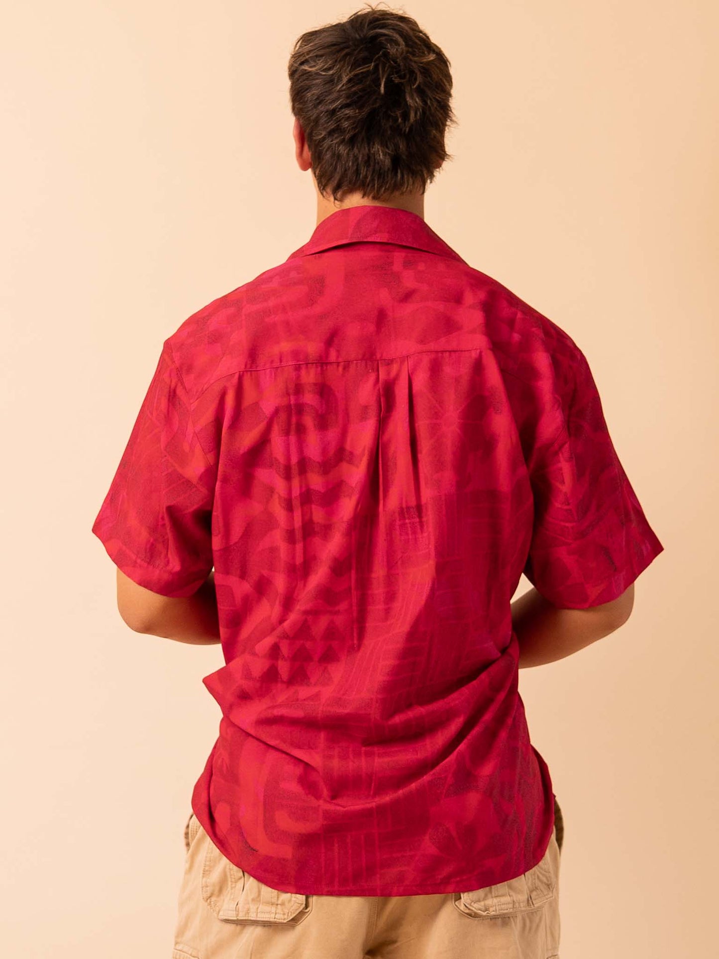 Taputu Shirt -  Dark Cerise