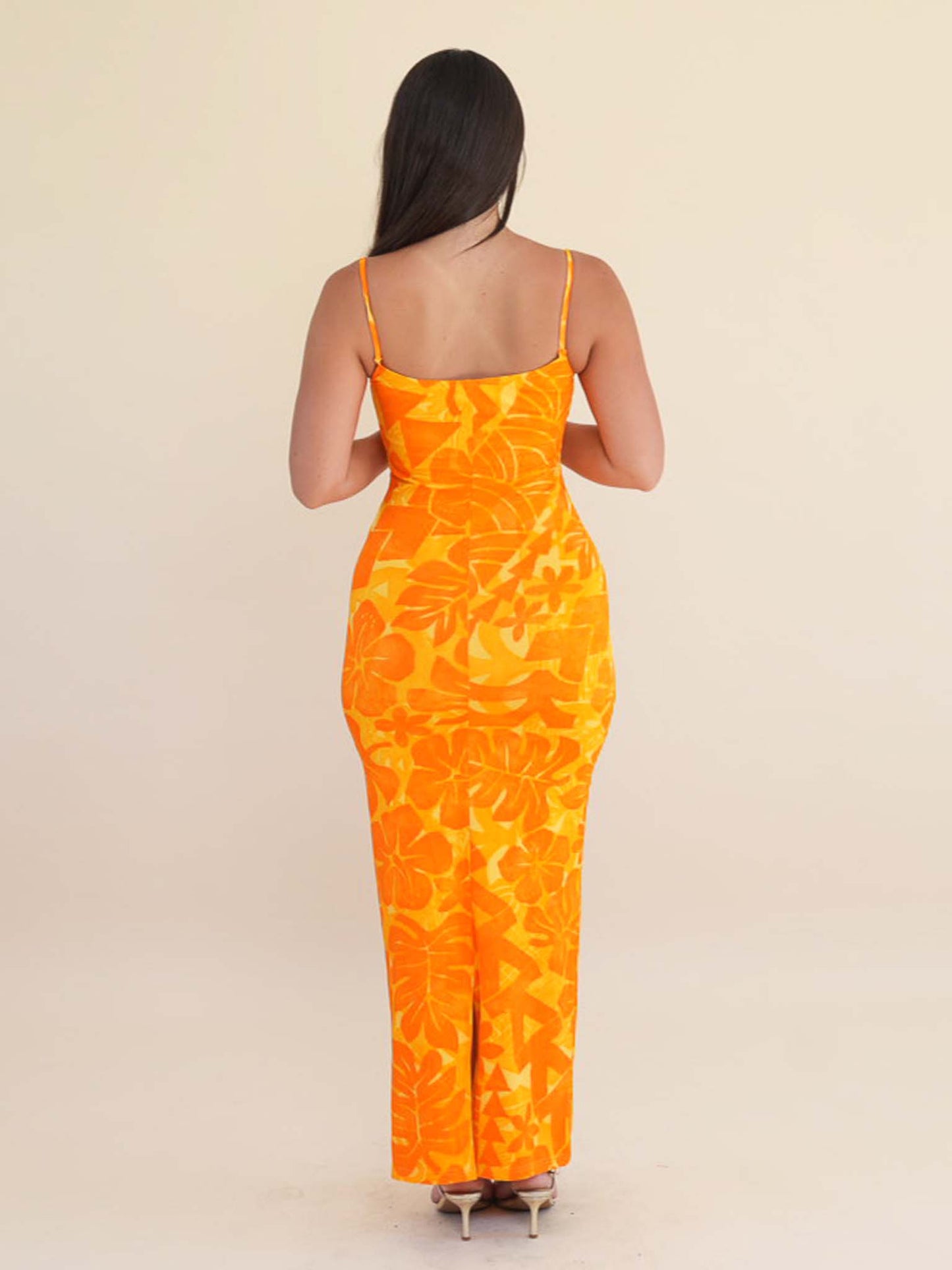 Moana Dress Long - Saffron