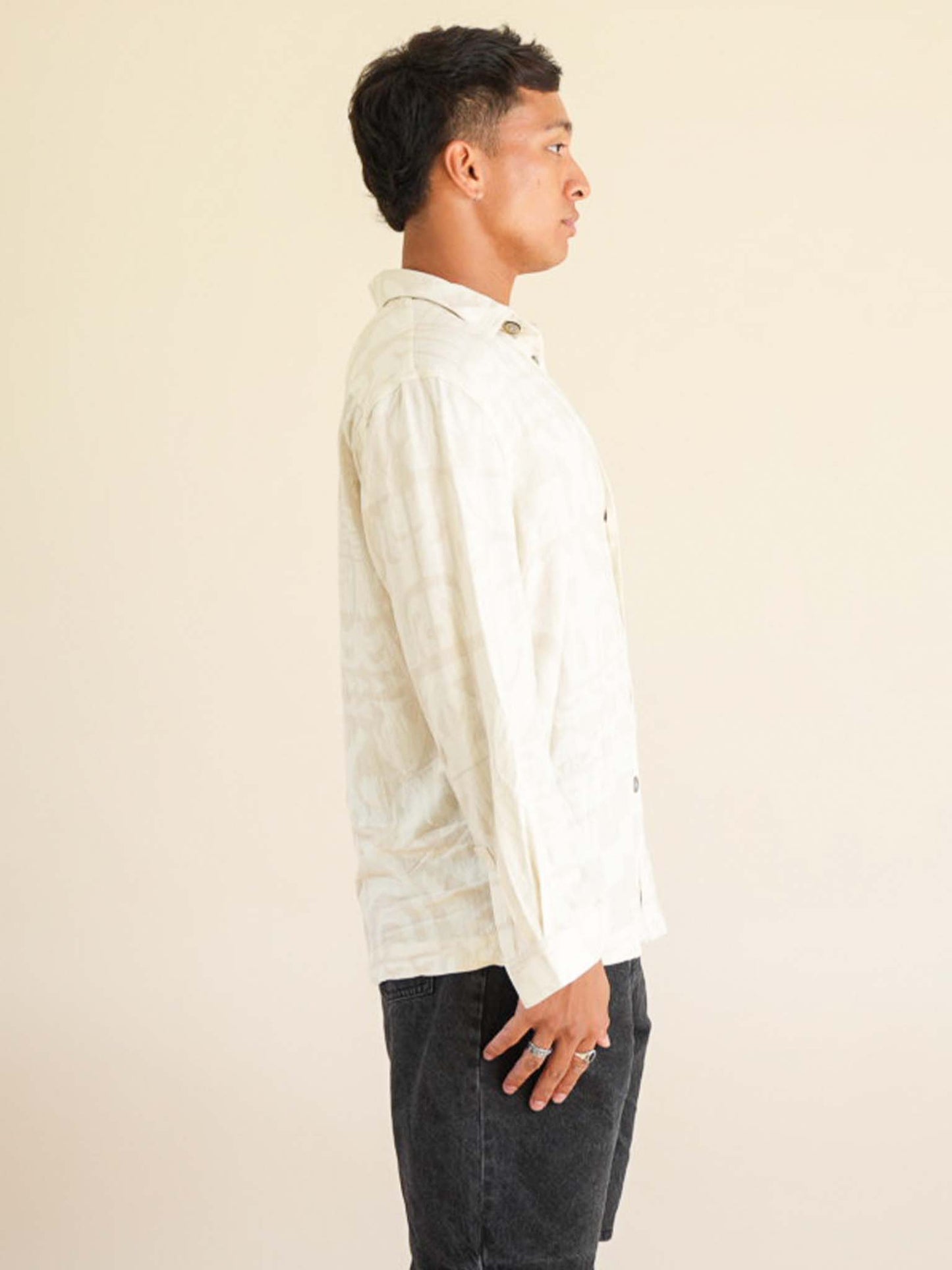 Tamavi Long Sleeve Shirt - Cream