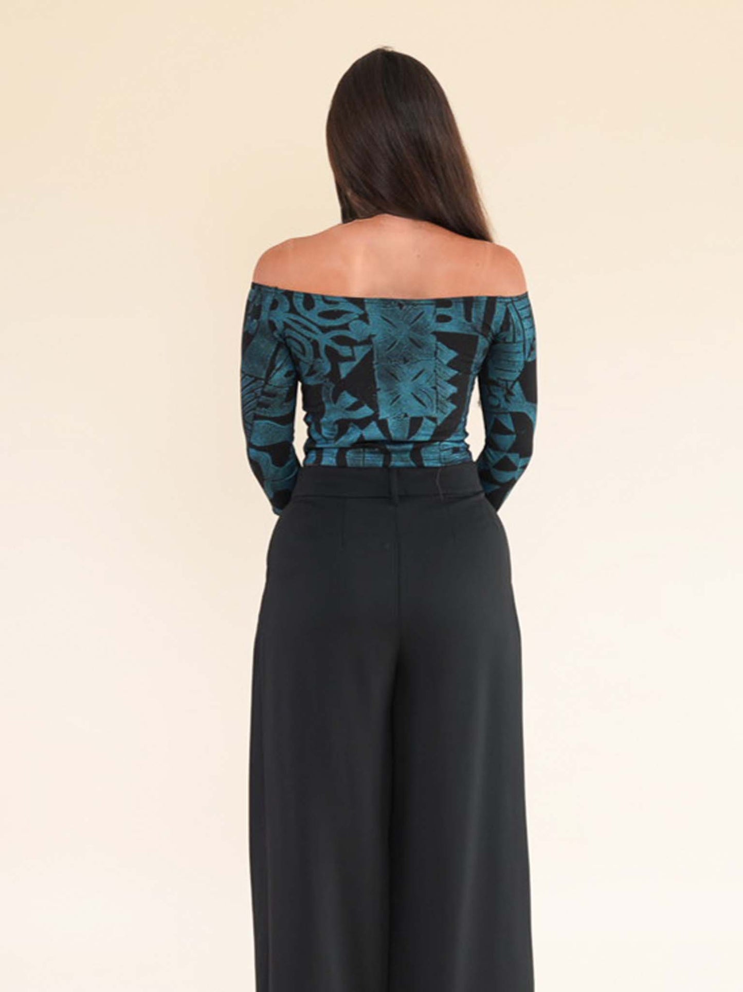 Tiahuia Top - Turquoise Pearl