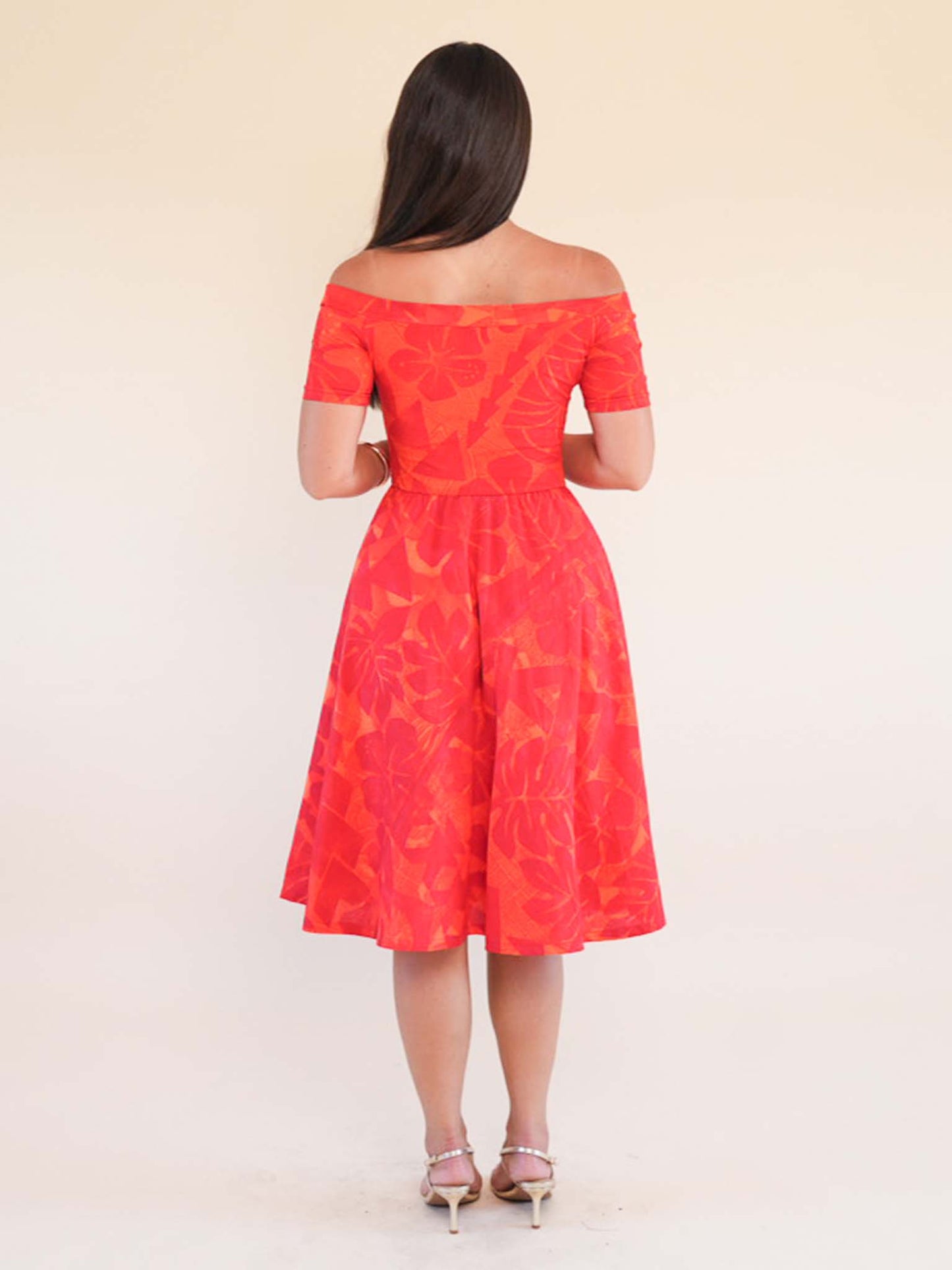 Felicia Dress - Scarlet
