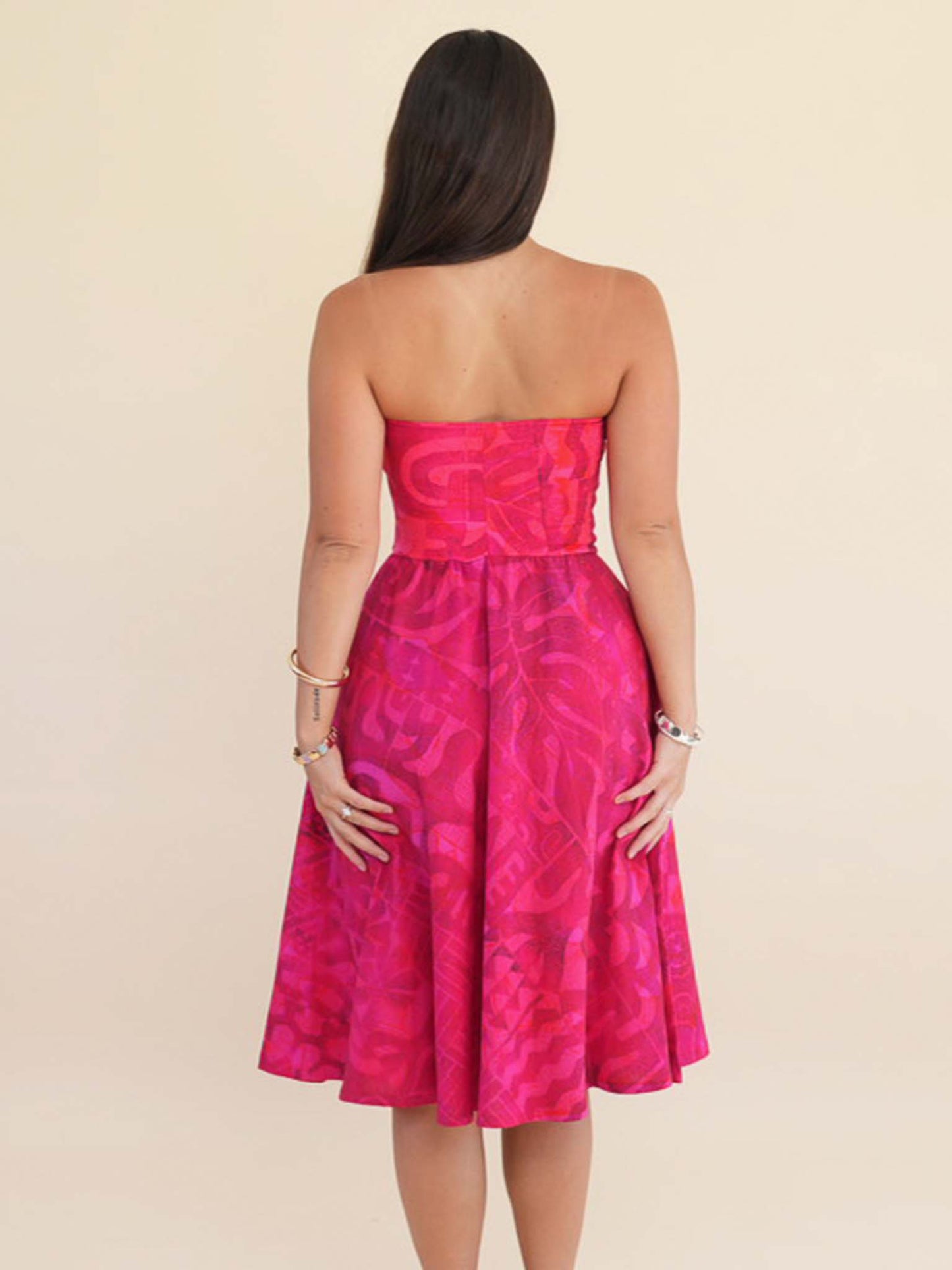 Tehina Dress -  Dark Cerise