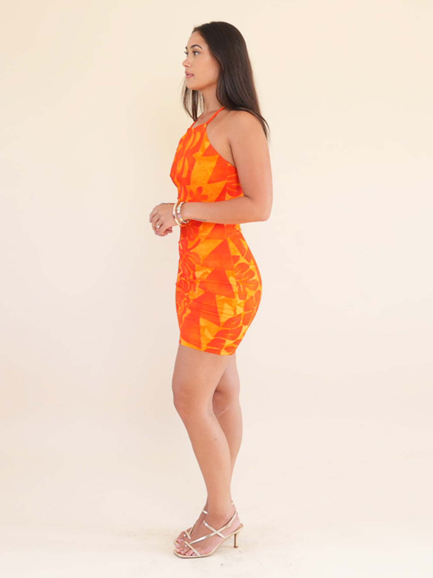 Terii Mini Dress  - Tangerine