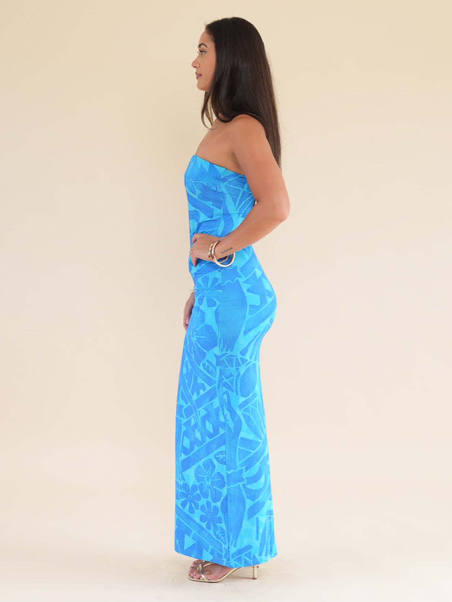 Mina Dress Long - Waimea