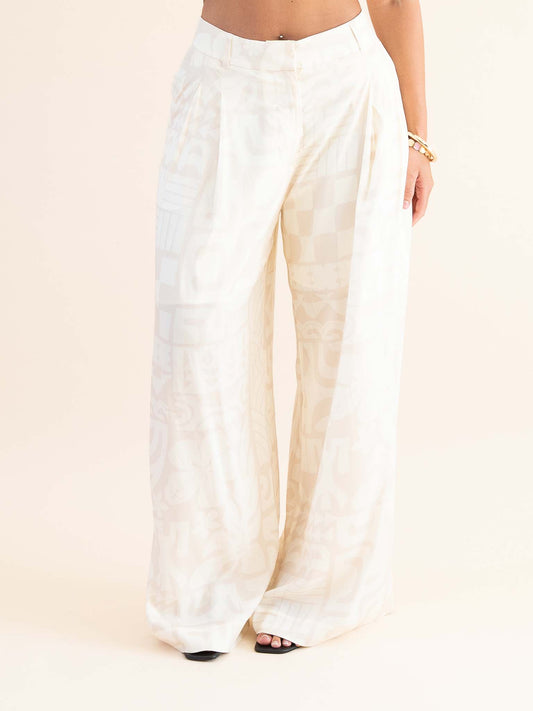 Moeana Trousers - Cream