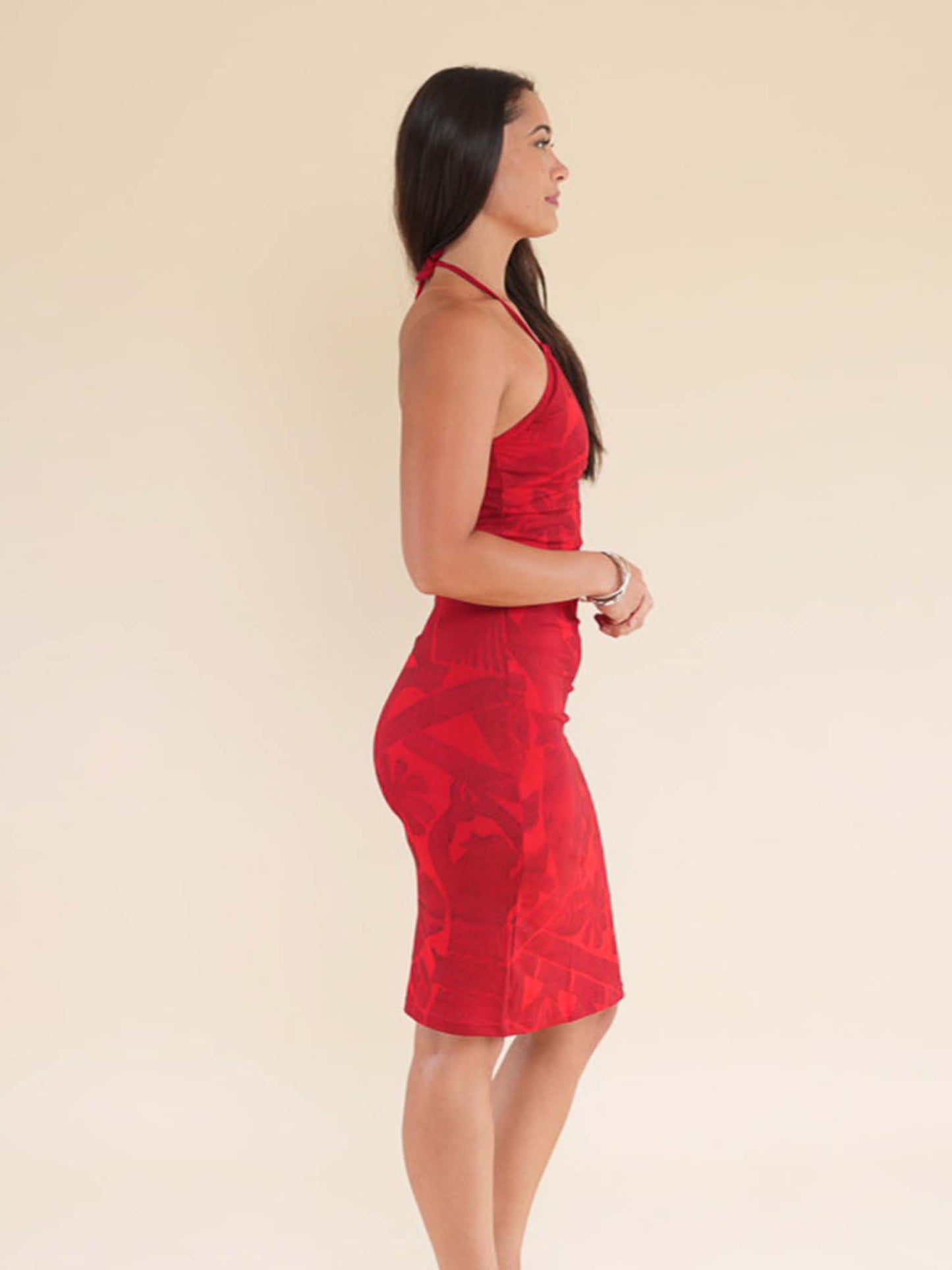 Terii Dress Midi - Sienna