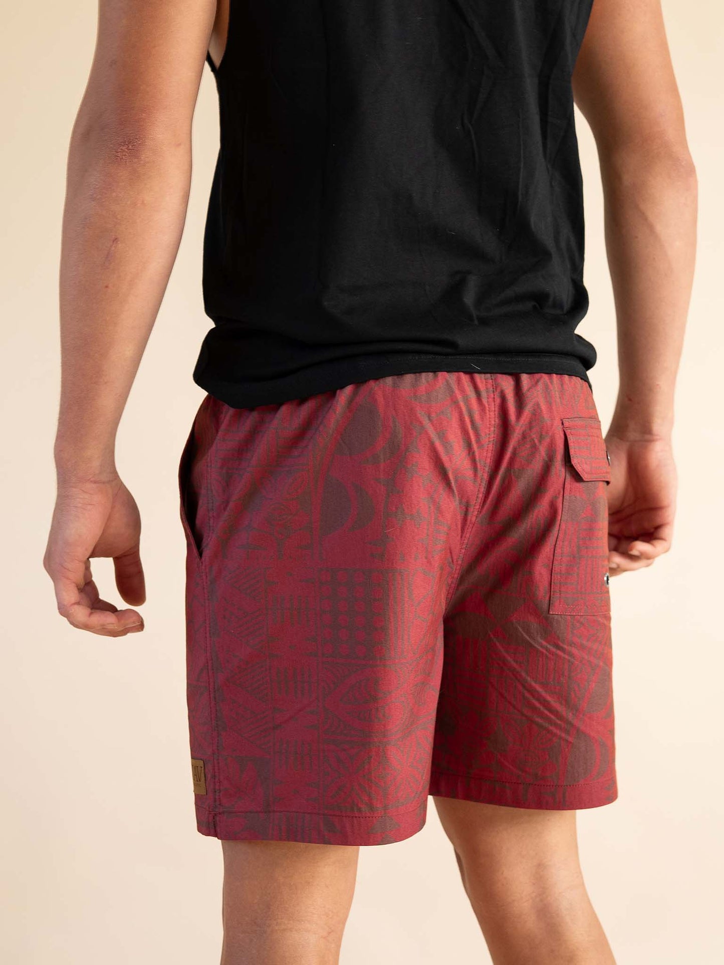 Avaiki Shorts - Burgundy