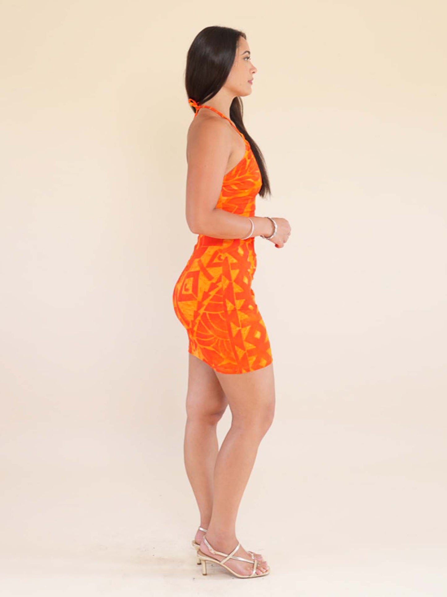Terii Mini Dress  - Tangerine