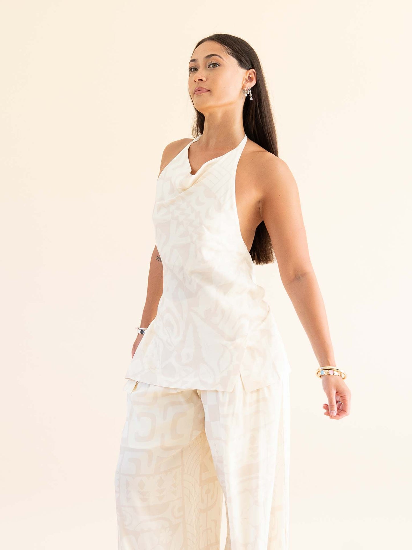 Mi'i Halter Top - Cream