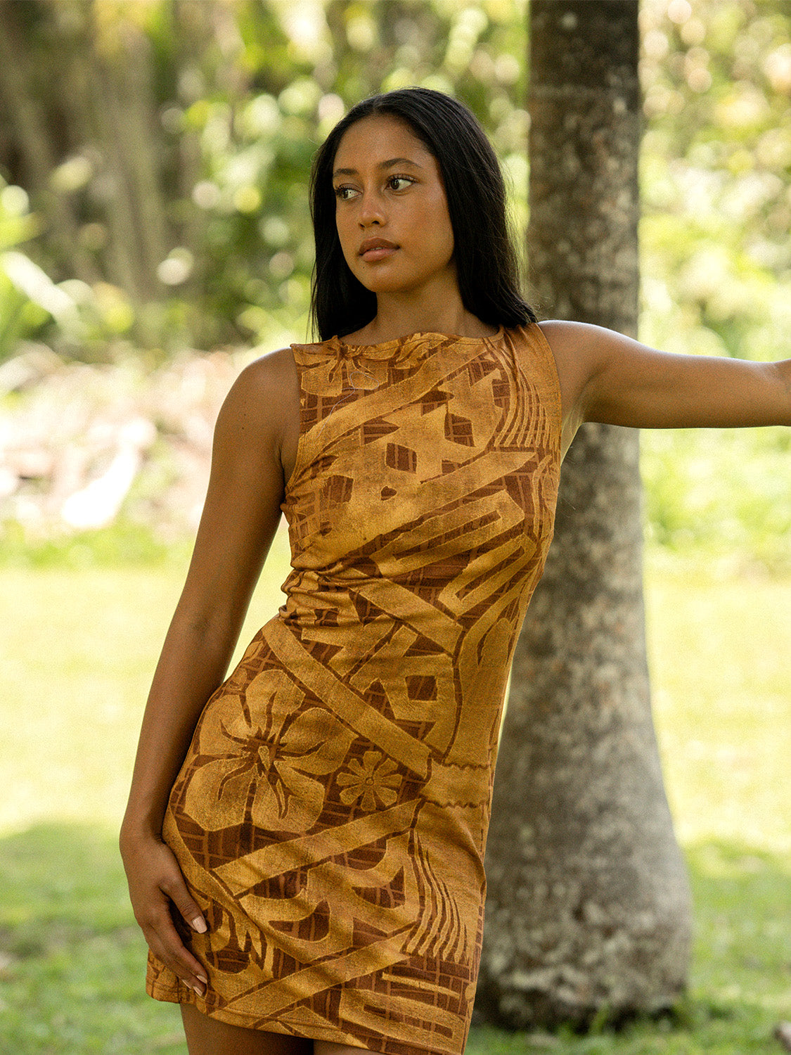 Poeana Dress Mini - Bronze