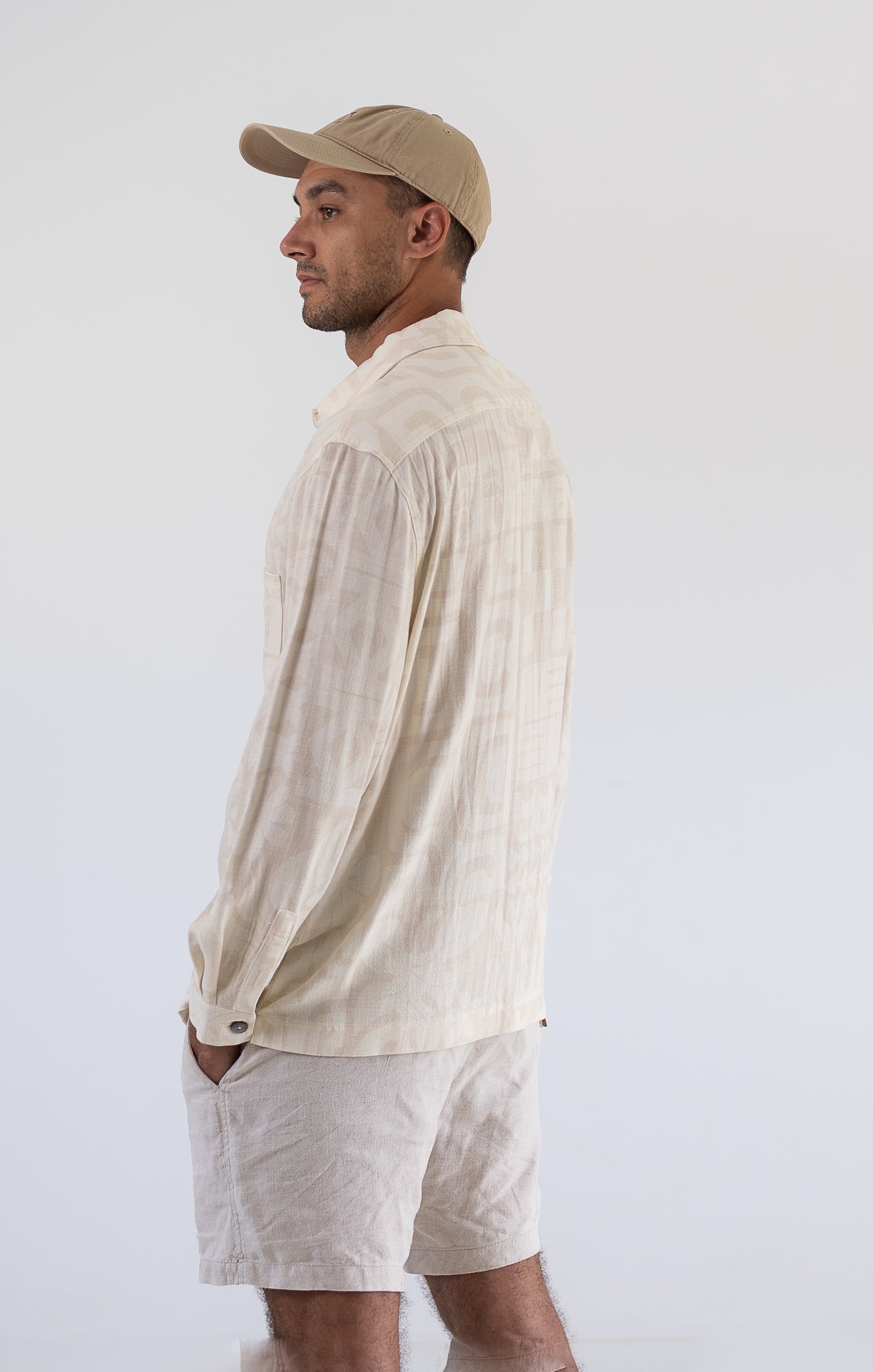 Tamavi Long Sleeve Shirt - Cream