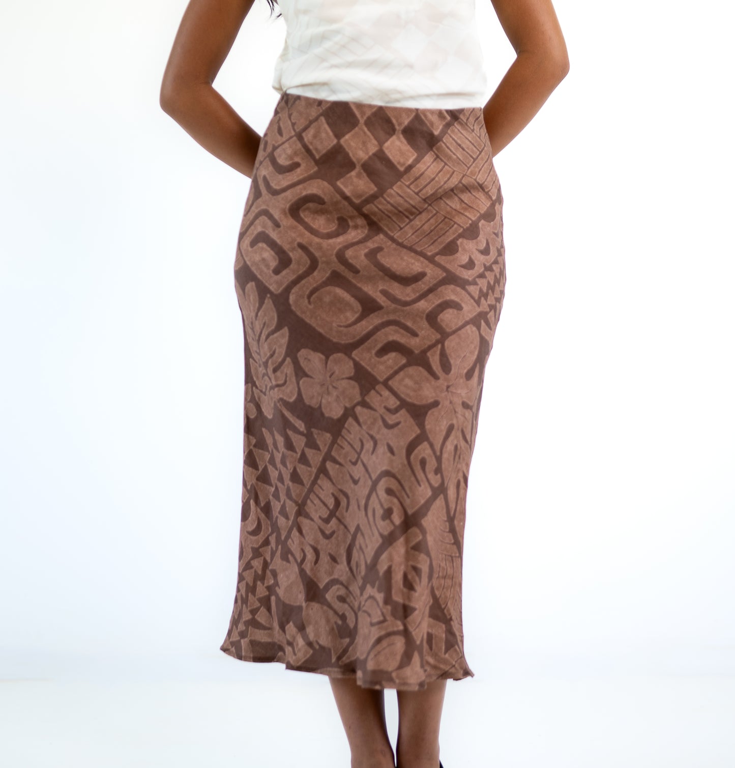 Sina Linen Skirt - Coco