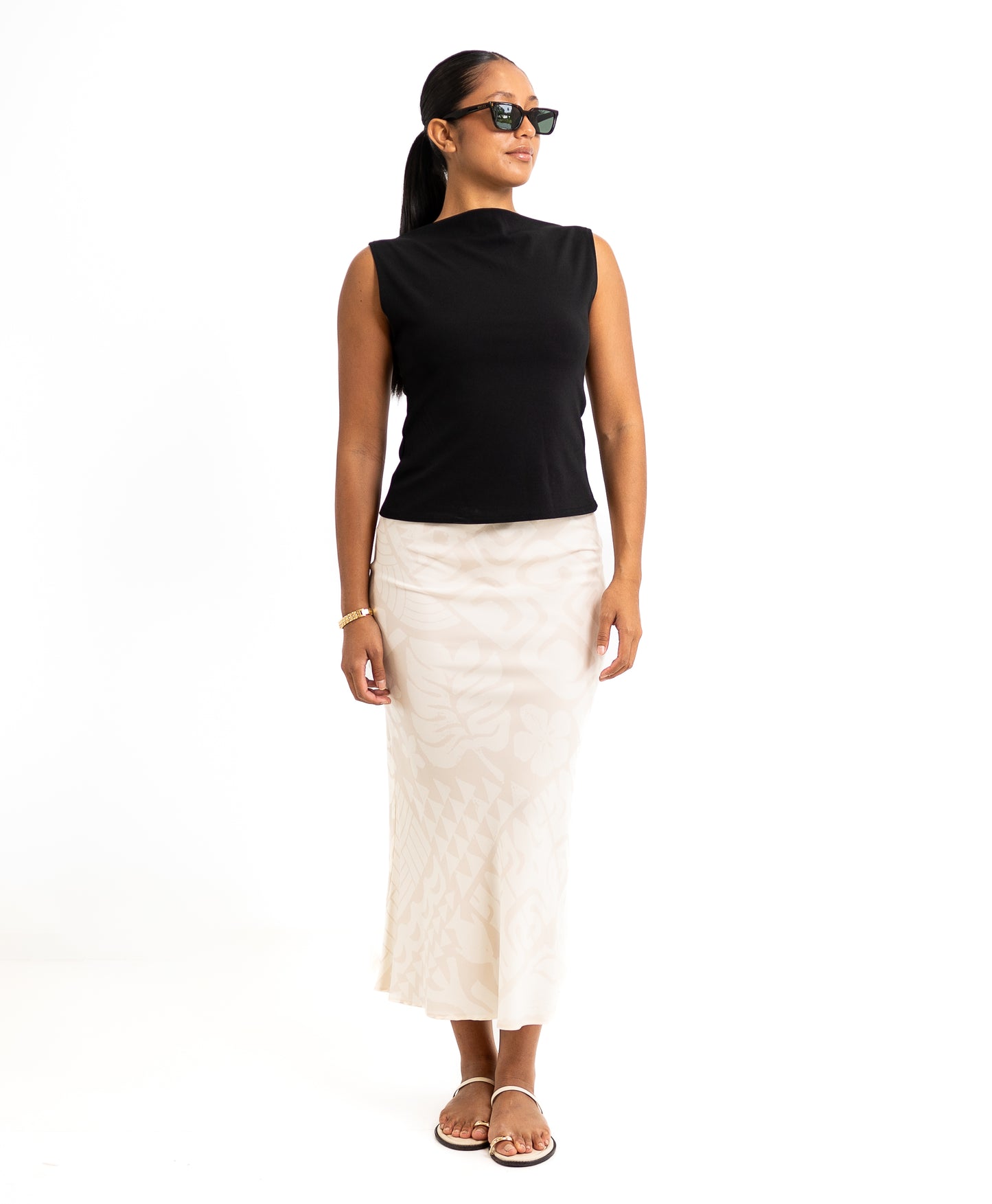 Sina Slip Skirt - Cream