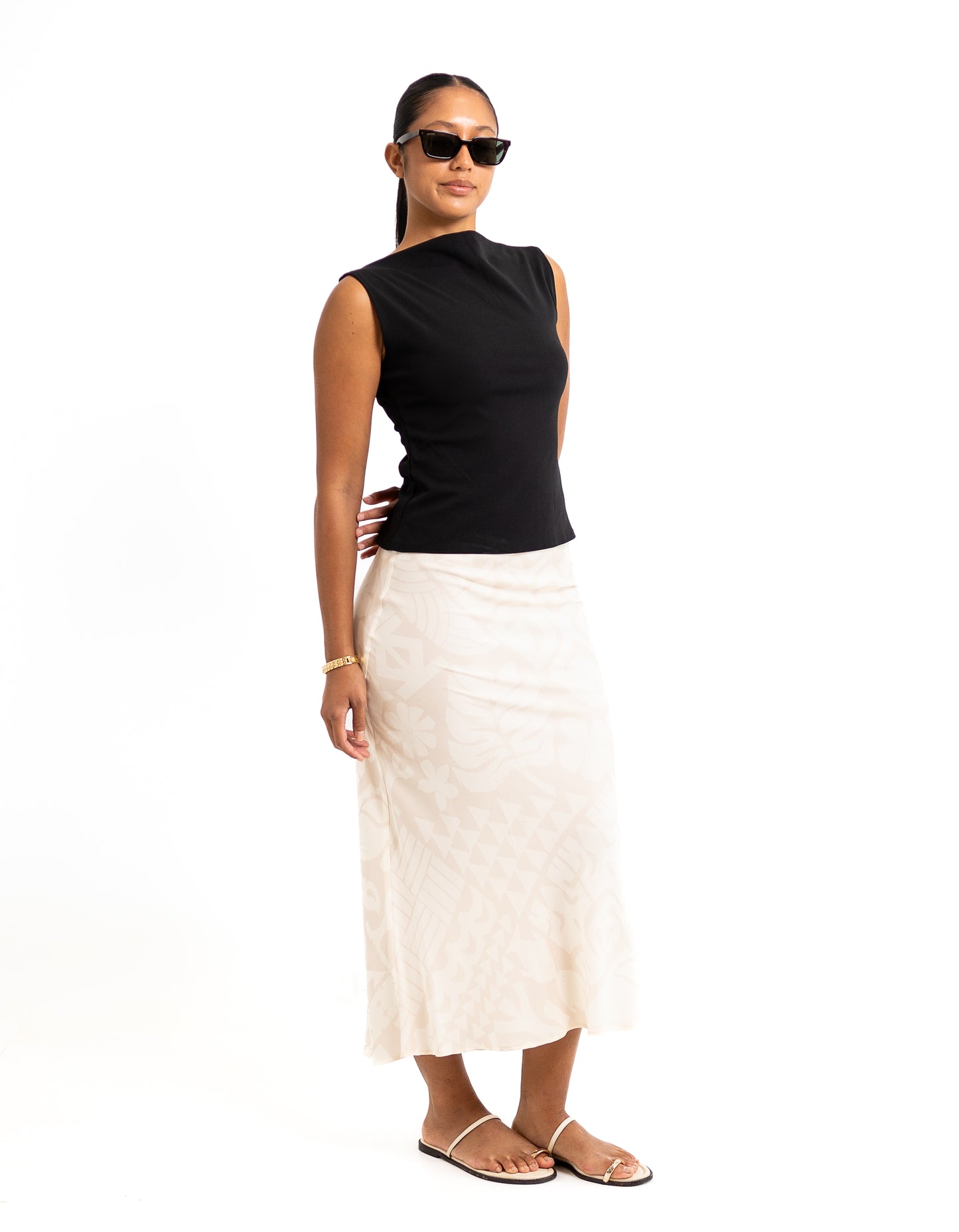 Sina Slip Skirt - Cream