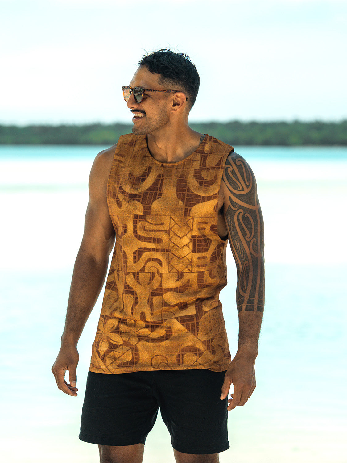 Rahiti Singlet - Bronze