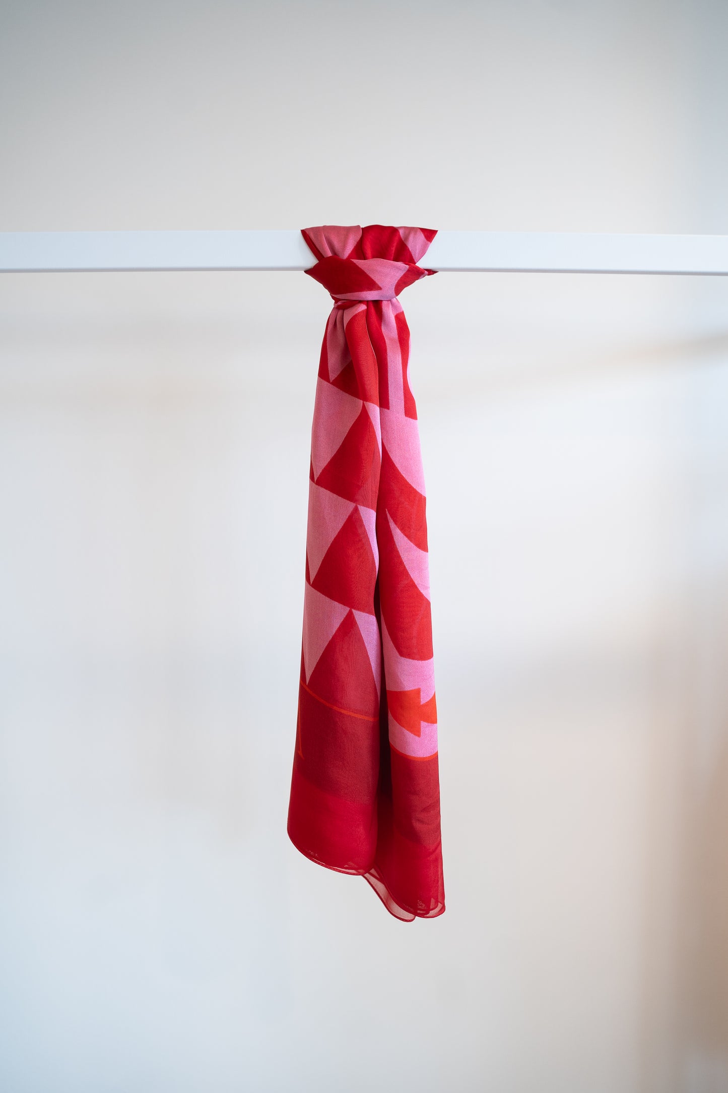 Silk Scarf - Red