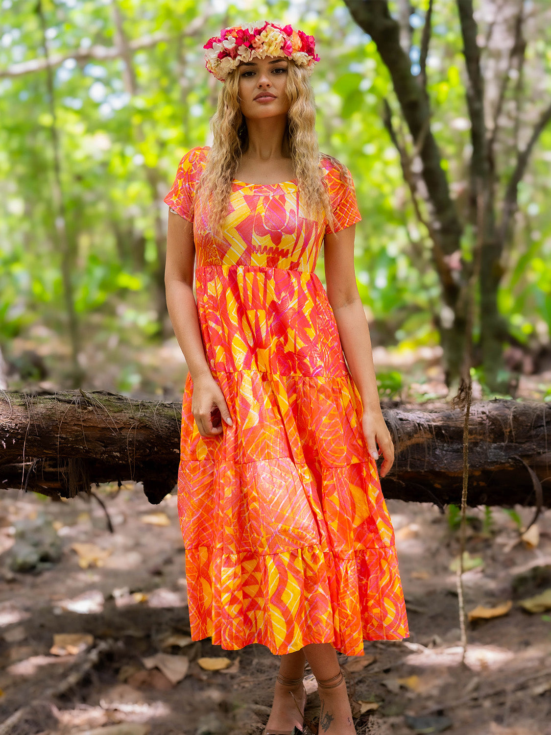 Tiare Dress - Sunset