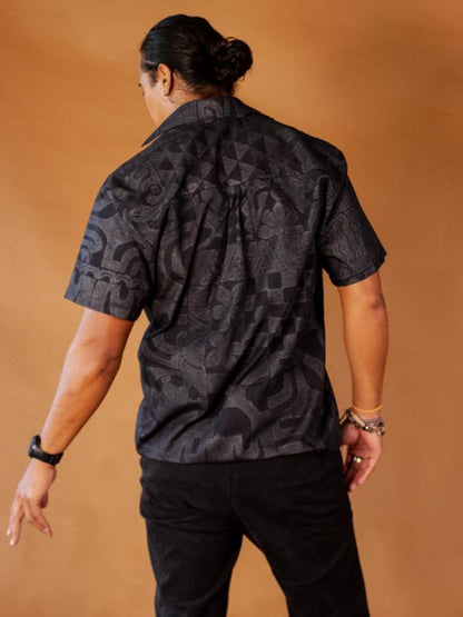Taputu Shirt - Tahitian Black Pearl
